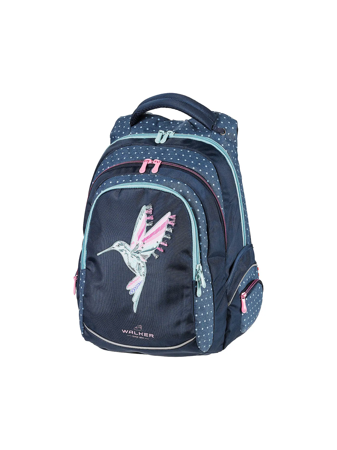 WALKER | Schulrucksack Fame Magic Colibri Petrol | 